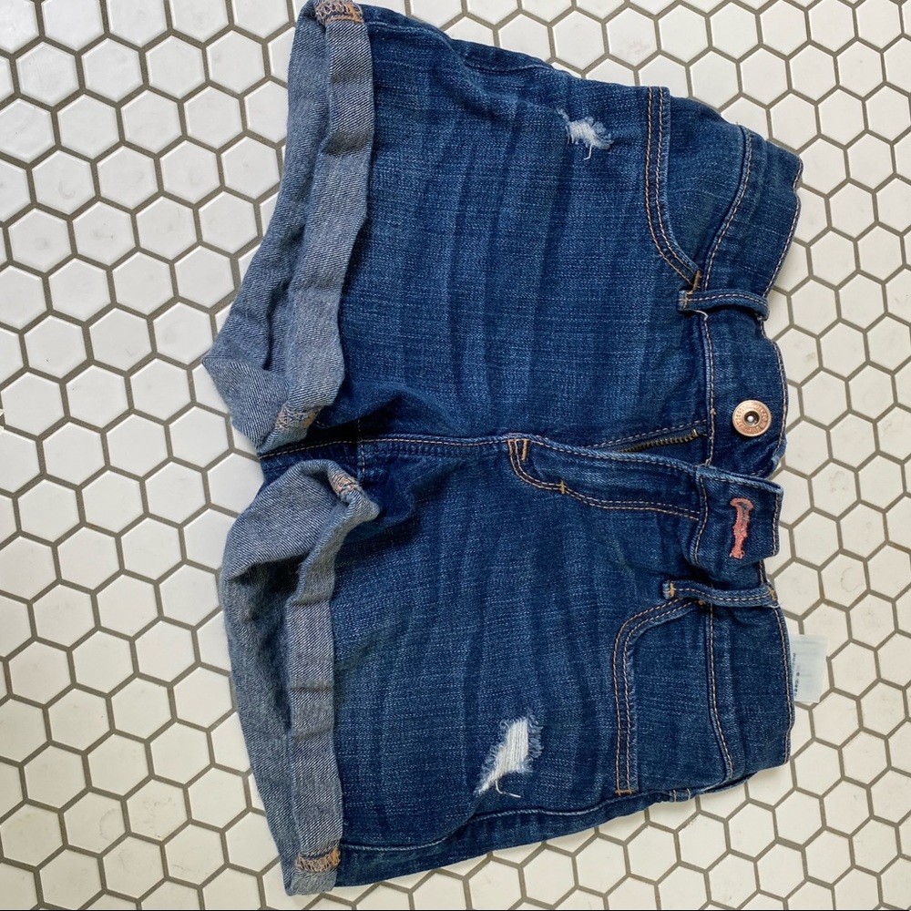Denim shorts